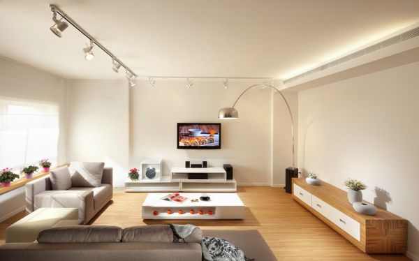 lampadaire Arco design minimaliste