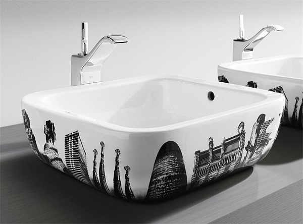 vasque salle de bain moderne theme Barcelona