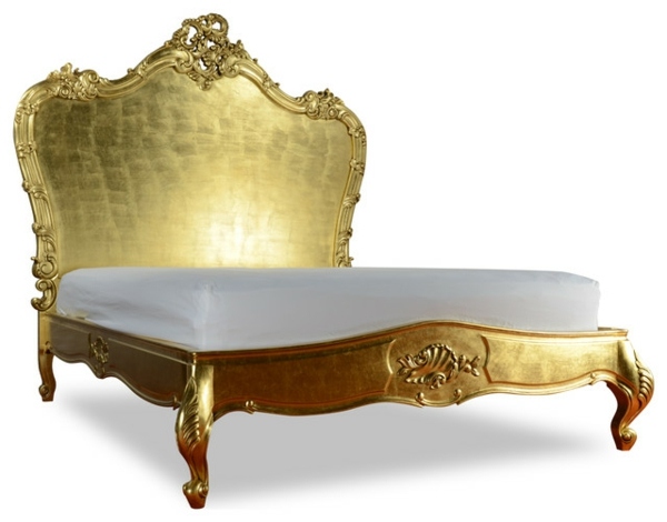lit classique baroque or meuble