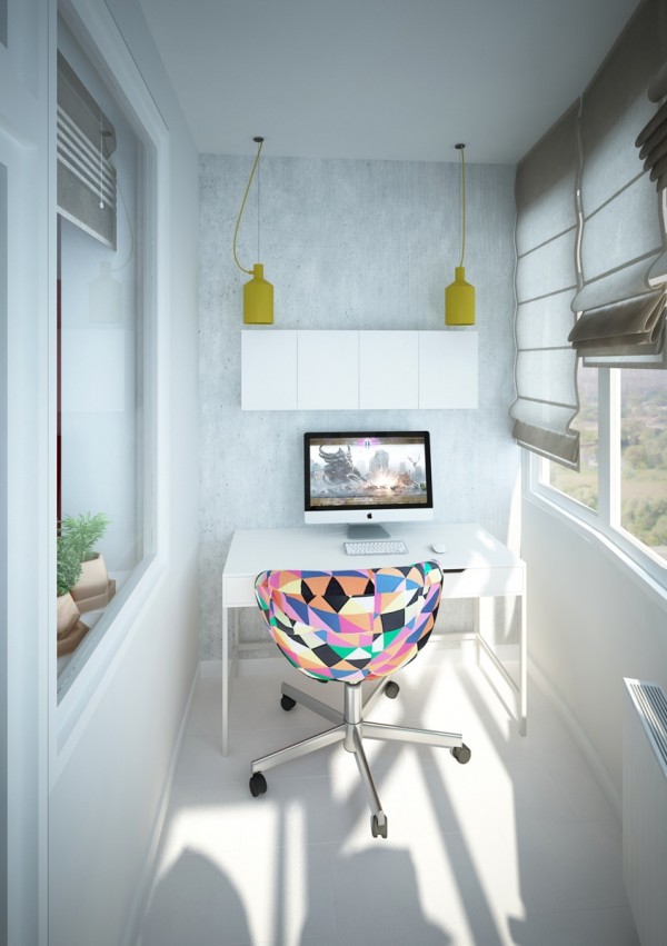lofts-design-Mooseberry-Design-bureau-domicile-chaise-roulettes-multicolore-suspensions-jaunes