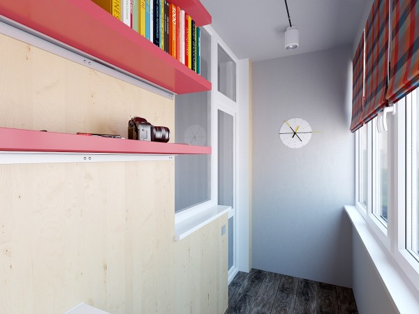 lofts-design-Mooseberry-Design-étagères-roses-livres-stores-carreaux lofts design