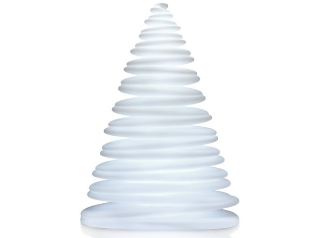 luminaire-LED-Chrismy-lampe-poser-blanche-sapin-Noel-design-original luminaire à LED