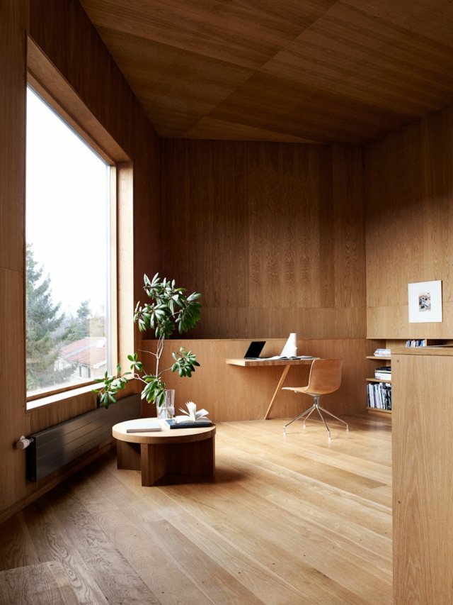 maison ete danemark mur biais bois cabinet