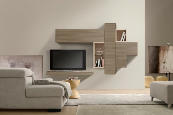 meuble TV design bois