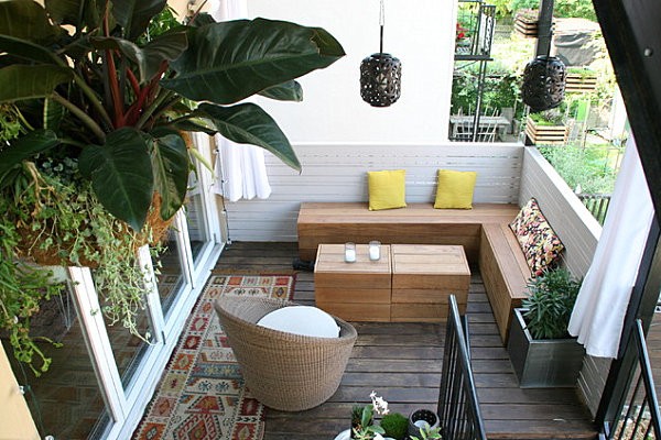 meubles design balcon amenagement jardin