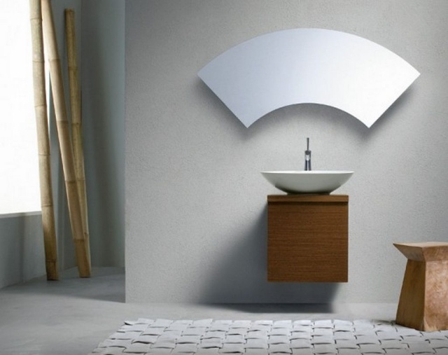 miroir-salle-de-bains-idée-originale-sous-lavabo-bois