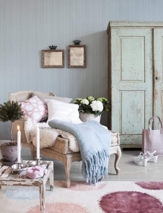 mobilier-ancien-décoration-chambre-Shabby-Chic