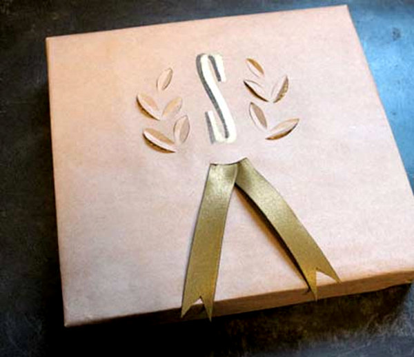 papier kraft emballage simple joli