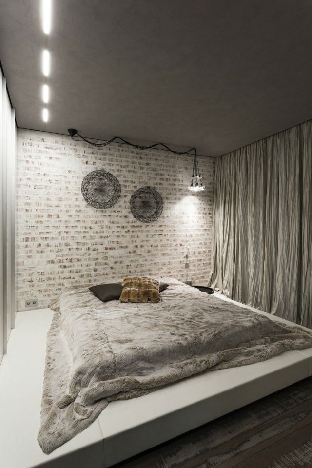 papier-peint-brique-chambre-coucher-brique-blanc-accessoires-muraux