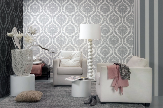 Papier peint intissé - 25 designs originaux pour le salon
