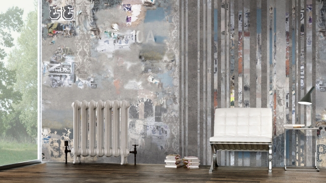 Papier peint intissé - 25 designs originaux pour le salon