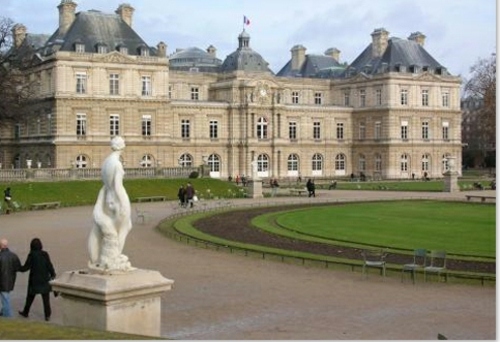 paris visite jardin luxembourg palais senat medicis