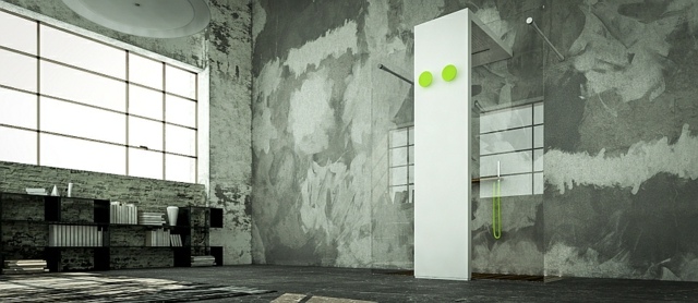 radiateur électrique salle de bain douche integrée italien