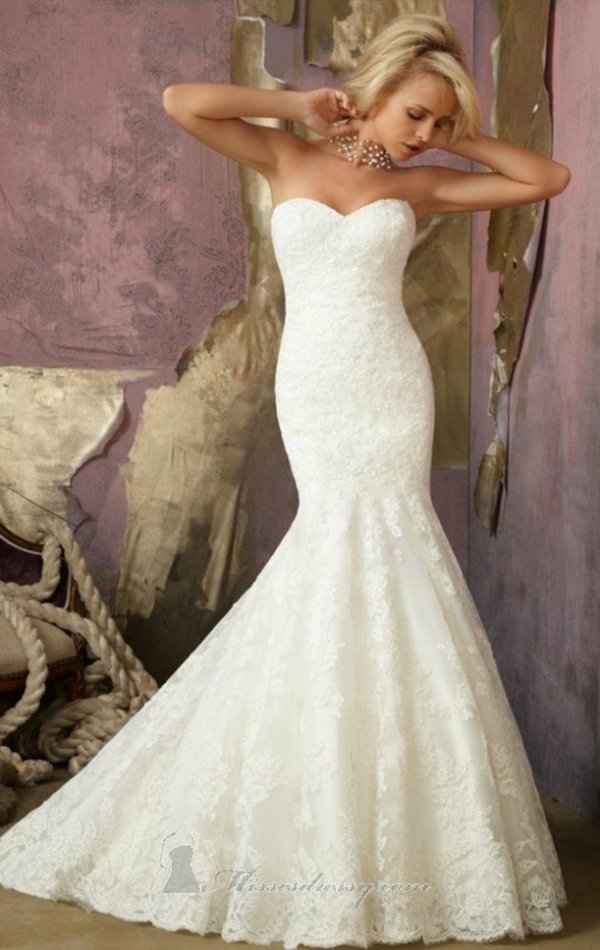 robe de mariée sirène elegante