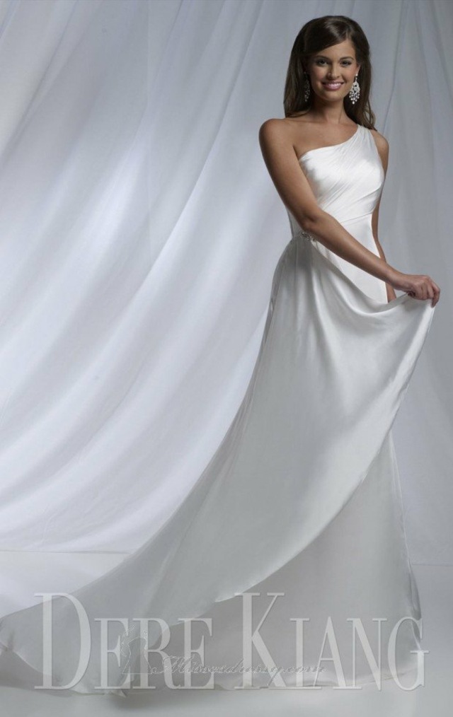 robe mariage satin lustre voile blanc