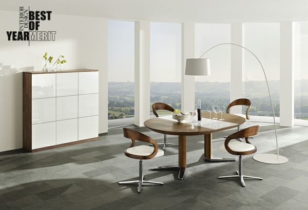 salle à manger déco minimaliste meubles design