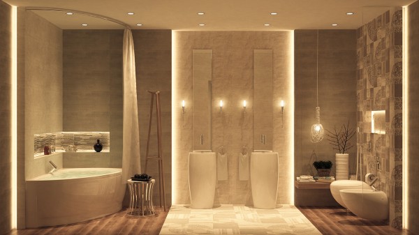 salle-bain-luxe-baignoire-angle-double-vasque