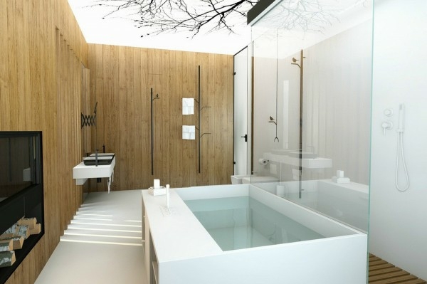 salle bain moderne originale