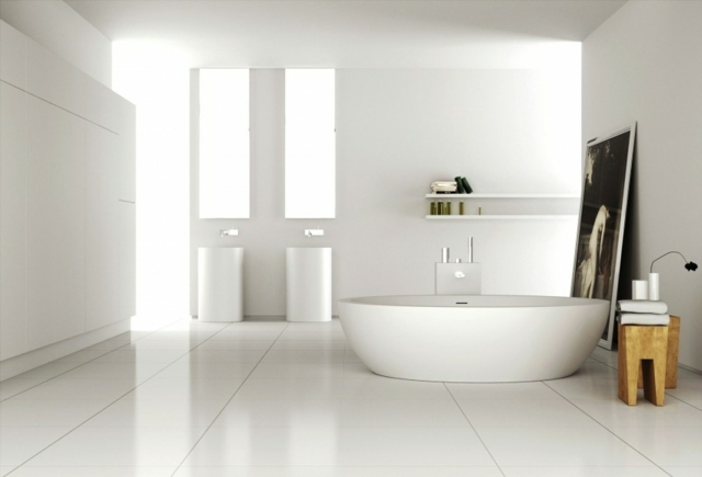 Salle de bains Moma design couleur blanche