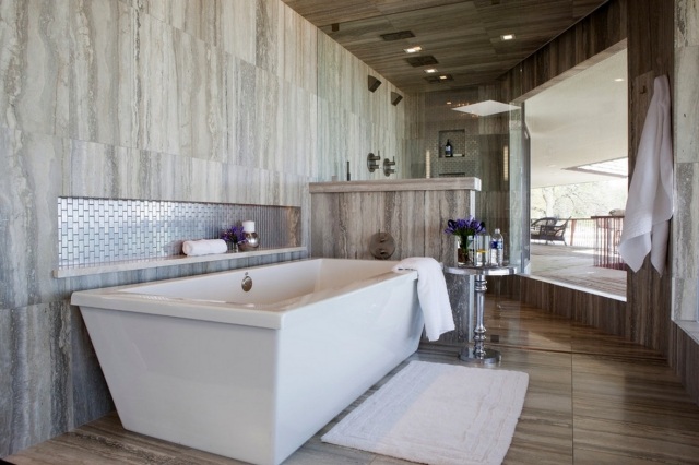 salle-bains-design-naturel-carrelage-mural-aspect-pierre-revêtement-mural-sol-aspect-bois