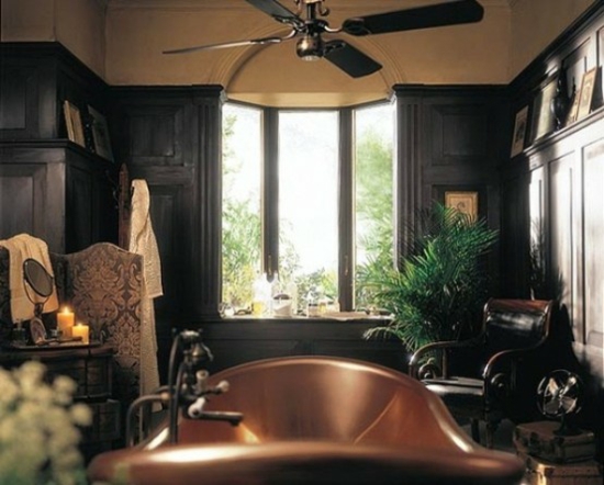 salle de bain design vintage