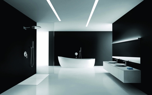 salle de bain moderne minimaliste- futuriste