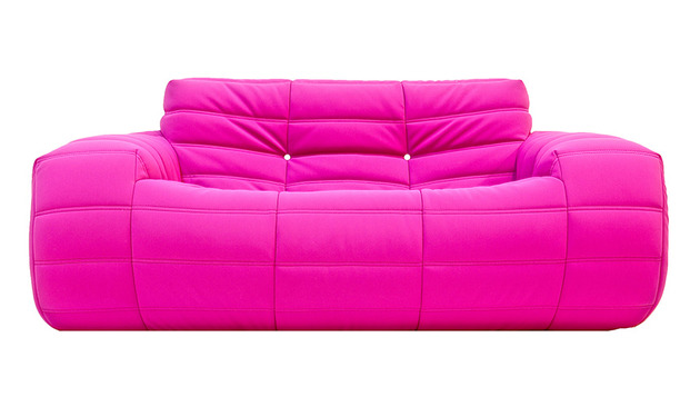 sofa rose fushia