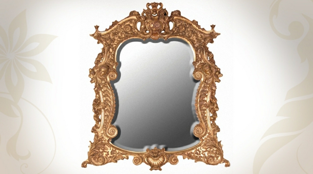 style Rococo décoration miroir