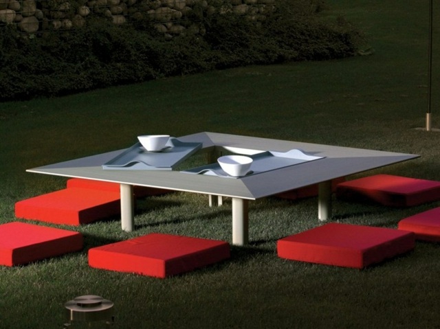 table de jardin DIMA140 Metalco