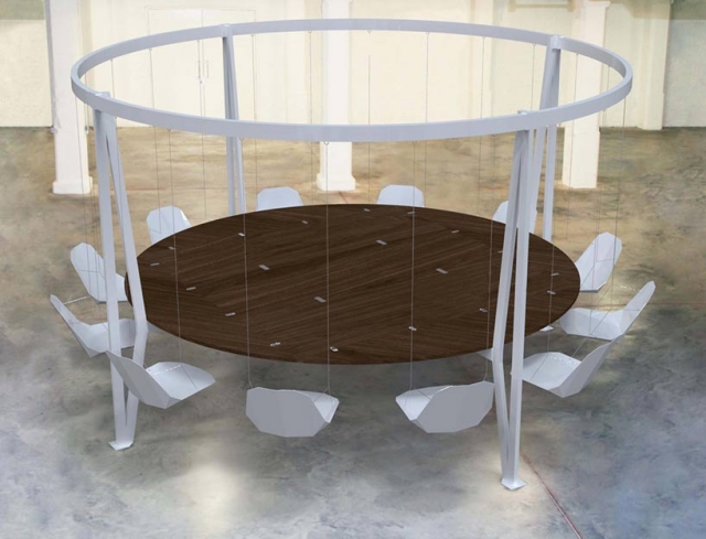 table-design-suspendue-King-Arthur-Round-Table-sièges-blanc-12