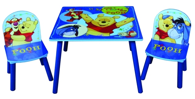 table enfant winnie-ourson-petites-chaises
