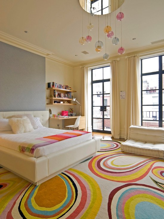 tapis colore chambre enfant