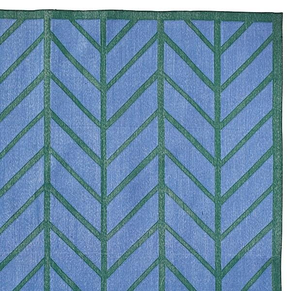 tapis moderne motifs zig zag