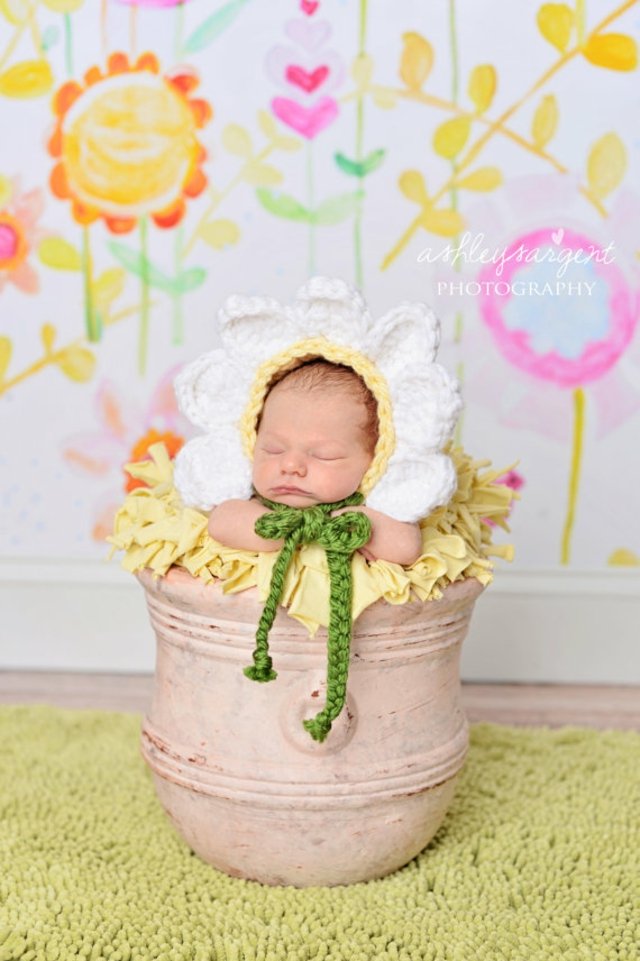 tenue fleur bebe fille