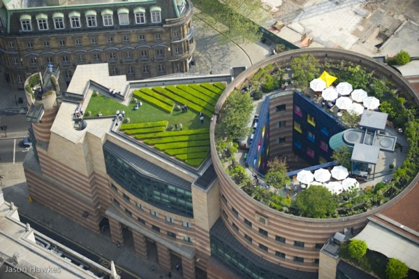 Poultry roof garden London